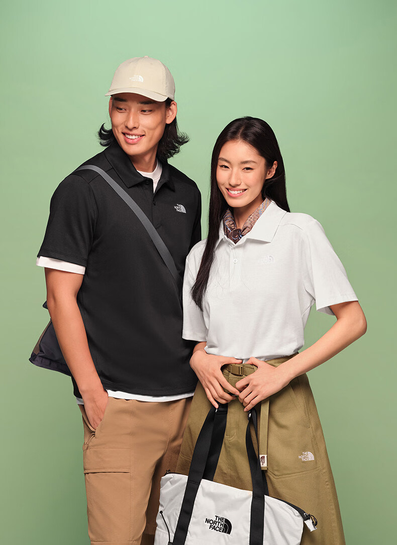 The North Face Short Sleeve Polo Shirt Unisex Breathable Summer Outdoor T-Shirt A0M XL 4