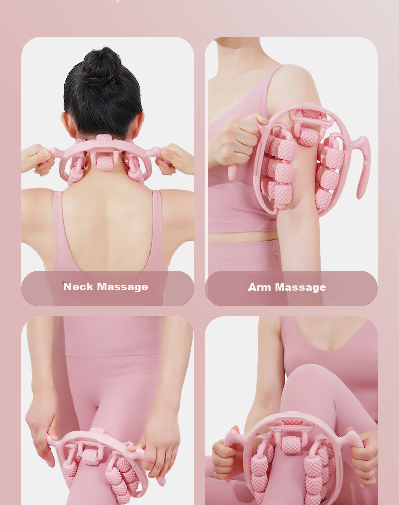 361° Circular Massager Leg Muscle Relaxation Multifunctional Roller Massager Thigh and Calf Training Tool 13