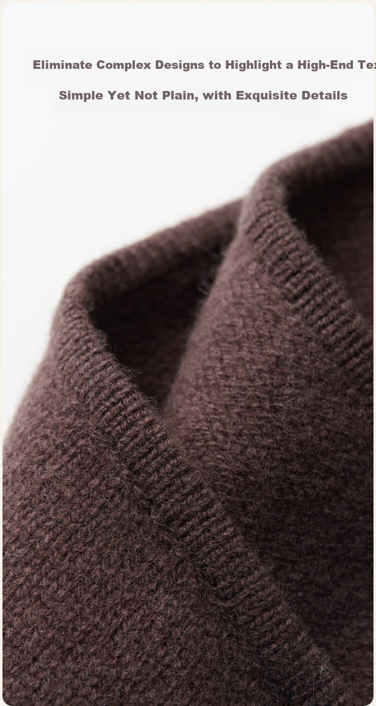 JIUMU Pure Wool Warm Knitted Balaclava Hat for Women Autumn Winter Cold-Resistant Hat with Integrated Hood and Scarf 6
