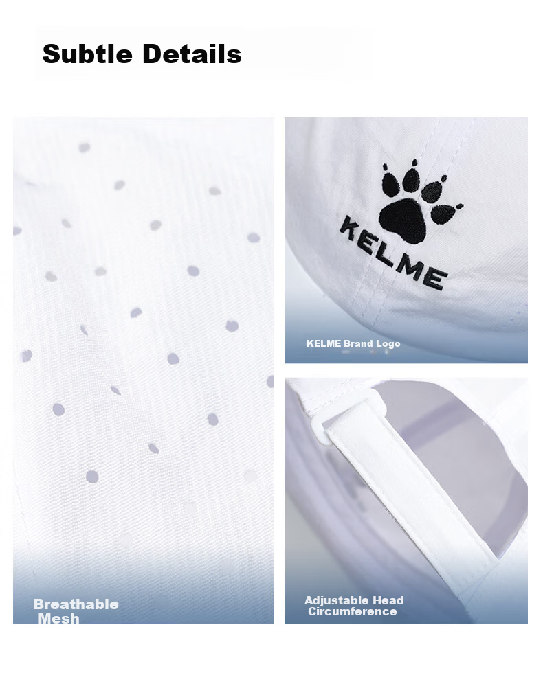 KELME Outdoor Sports Cap Summer Sun Protection Marathon Professional Running Baseball Cap Duckbill Cap 9