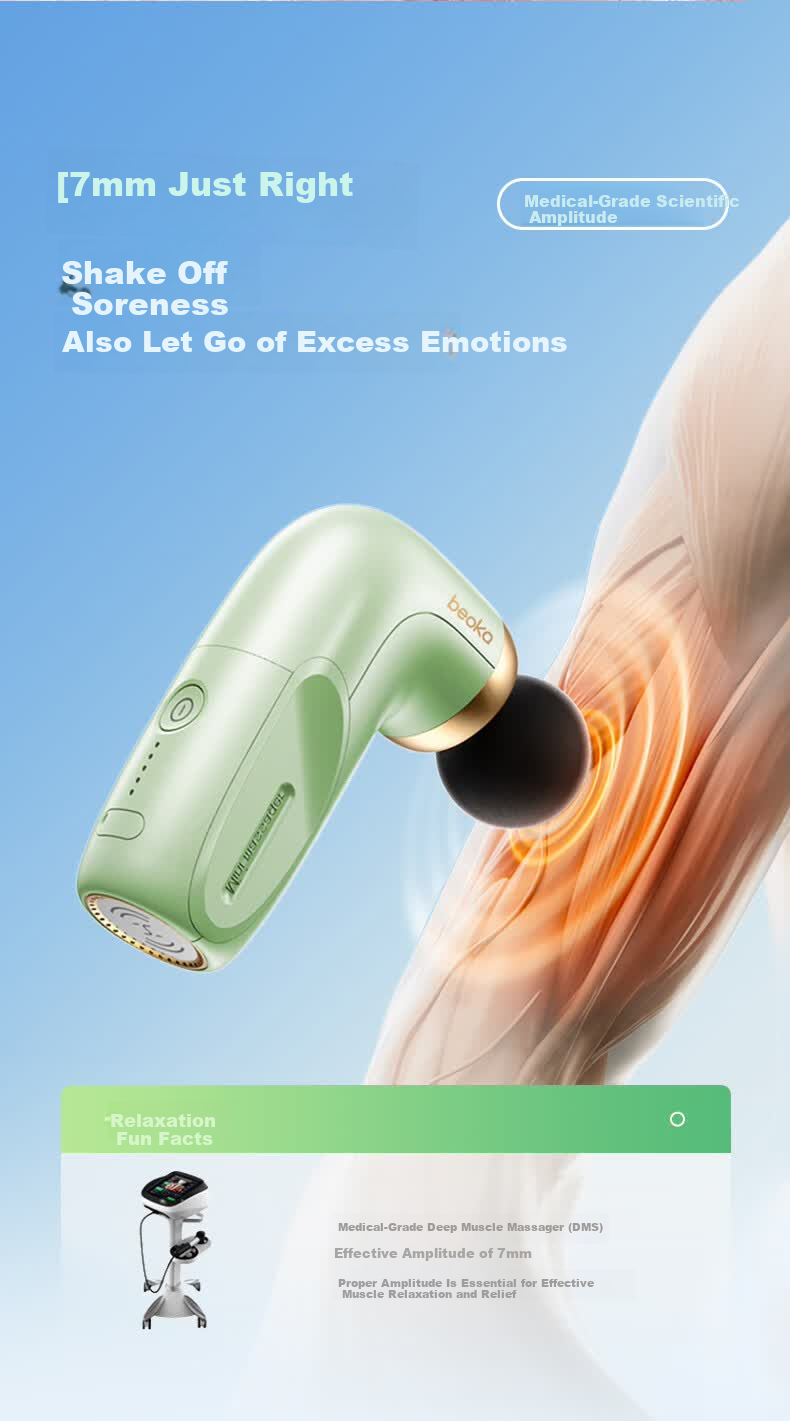 Beoka Ultra-Mini Massage Gun HA1, Muscle Relaxation Massager, Mini Massage Gun, Neck Massager, Gift for Women And Mothers on Mother's Day - Cream Latte 9