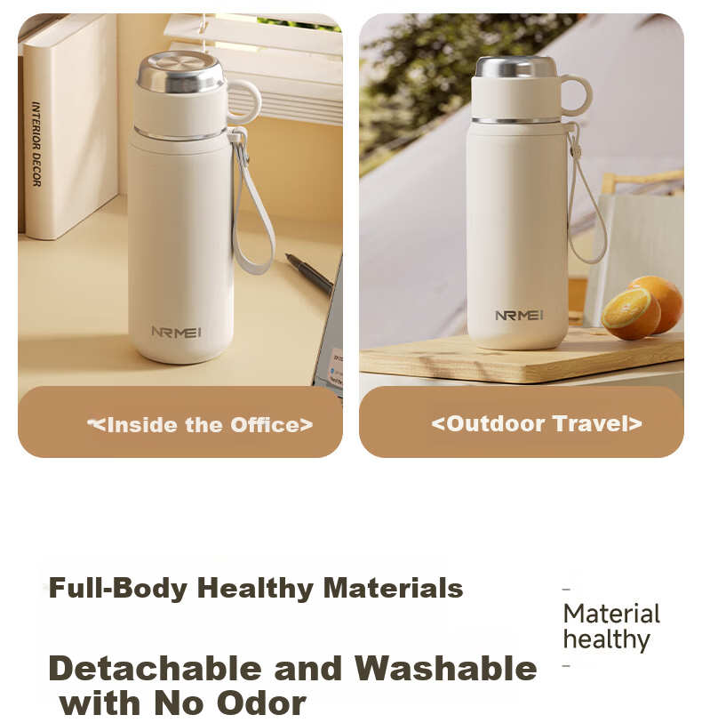 NRMEi Large Capacity Insulated Mug for Men and Women 316 Stainless Steel High-Quality Tea Separation Portable Car Travel Steeping Tea Cup 21