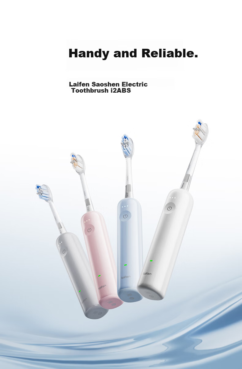 Laifen Second Generation Electric Sonic Toothbrush i2 Aluminum Alloy Edition Laifen Cleaning Gum Care Adult Toothbrush Upgraded Personalized Silver Birthday Edition 2