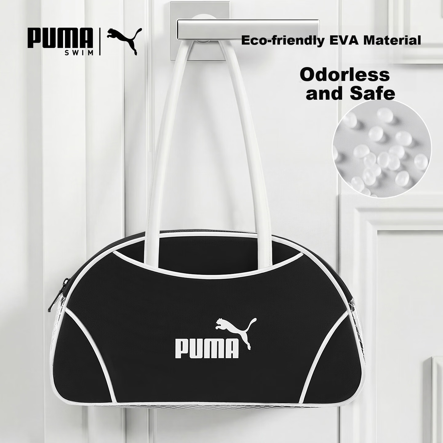 PUMA Swimming Handbag, Large Capacity, Wet And Dry Separation, Sports Yoga Fitness Bag, Lightweight Travel Bag, High-End Gym Bag