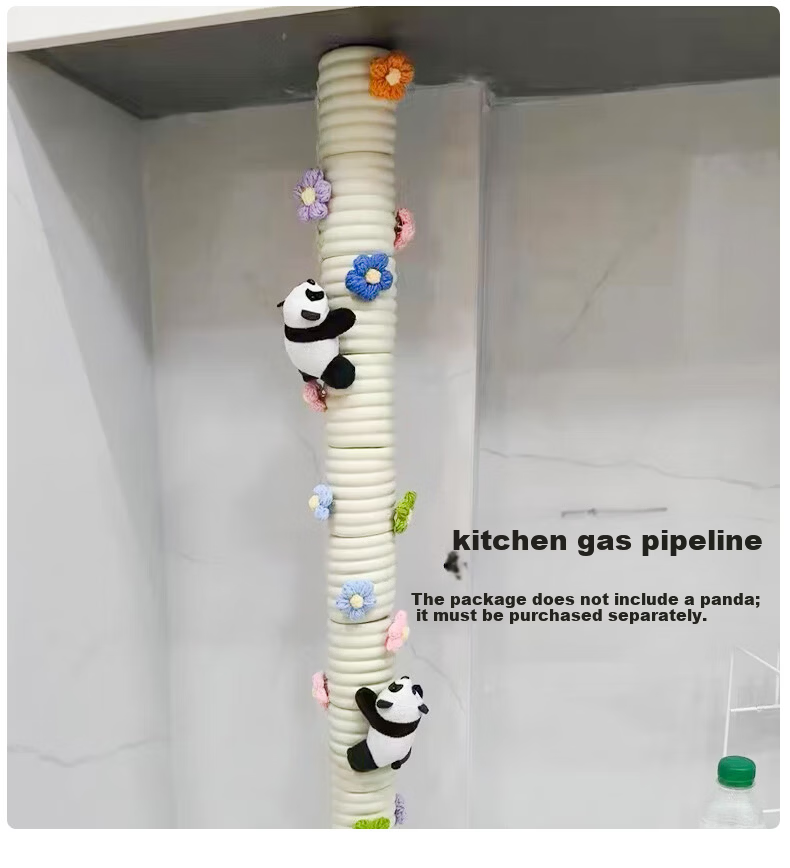 Xinuo Decorative Pipe Cover Stickers for Concealing Drain Pipes, Air Conditioner, Gas Pipes, Soundproofing, Kitchen, Bathroom, Balcony Pipe Beautification Stickers 5