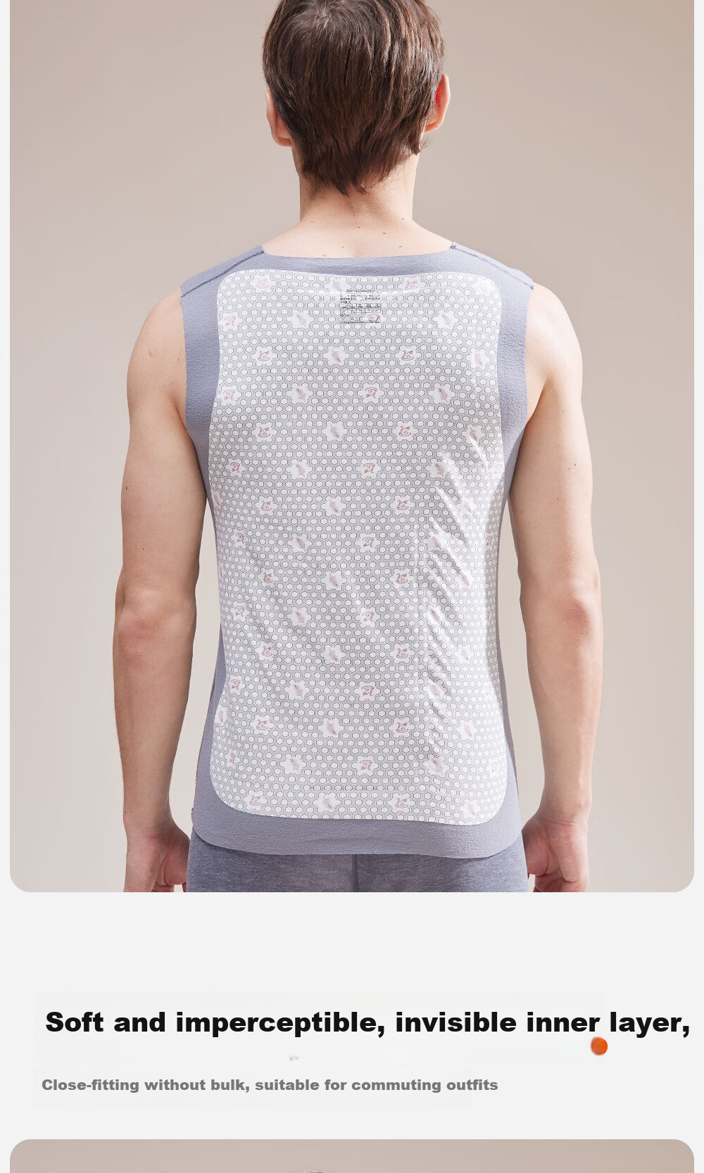 YAYA True Down Filled Warm Vest Men Fleece Patch Innerwear Autumn Winter Seamless Base Layer 2025 New Model 7
