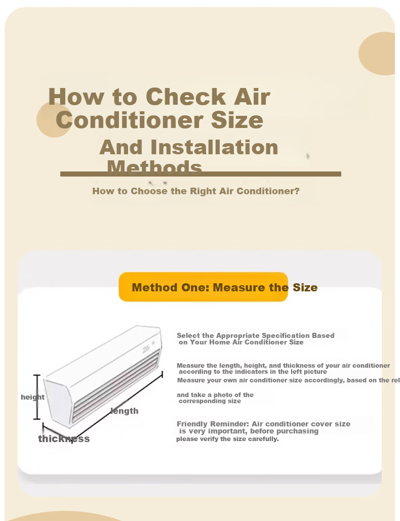 Gusen Zhe Air Conditioner Wind Shield Cover Universal Wall-Mounted AC Cover Anti-Direct Blow Wind Curtain Suitable for Gree Midea Air Conditioners Under 88CM Full Coverage Without Removal During Opera 8