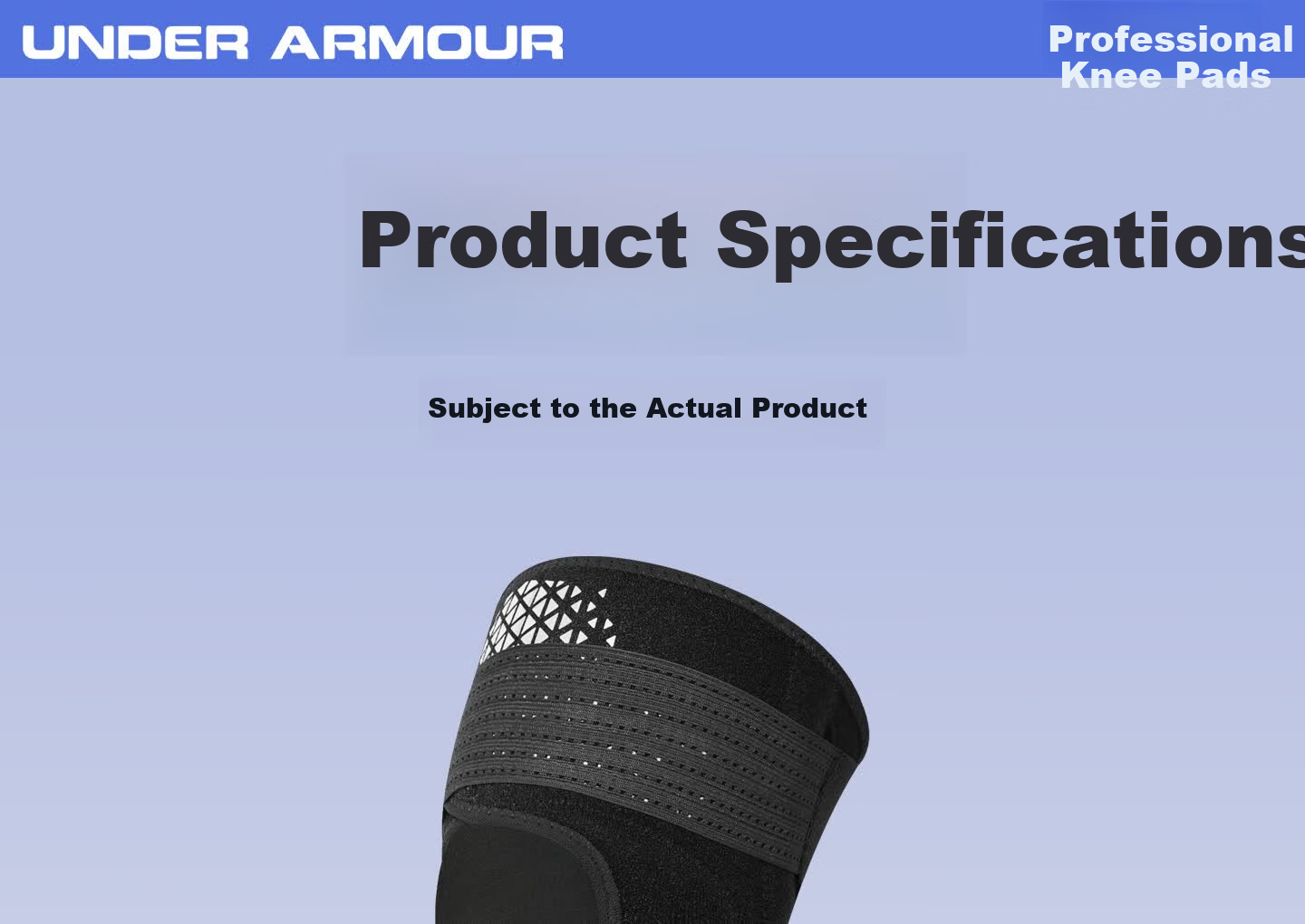 Under Armour Knee Brace Sports Meniscus Summer Professional Mountaineering Basketball Football Badminton Running Cycling Jump Rope Arthritis Support 31