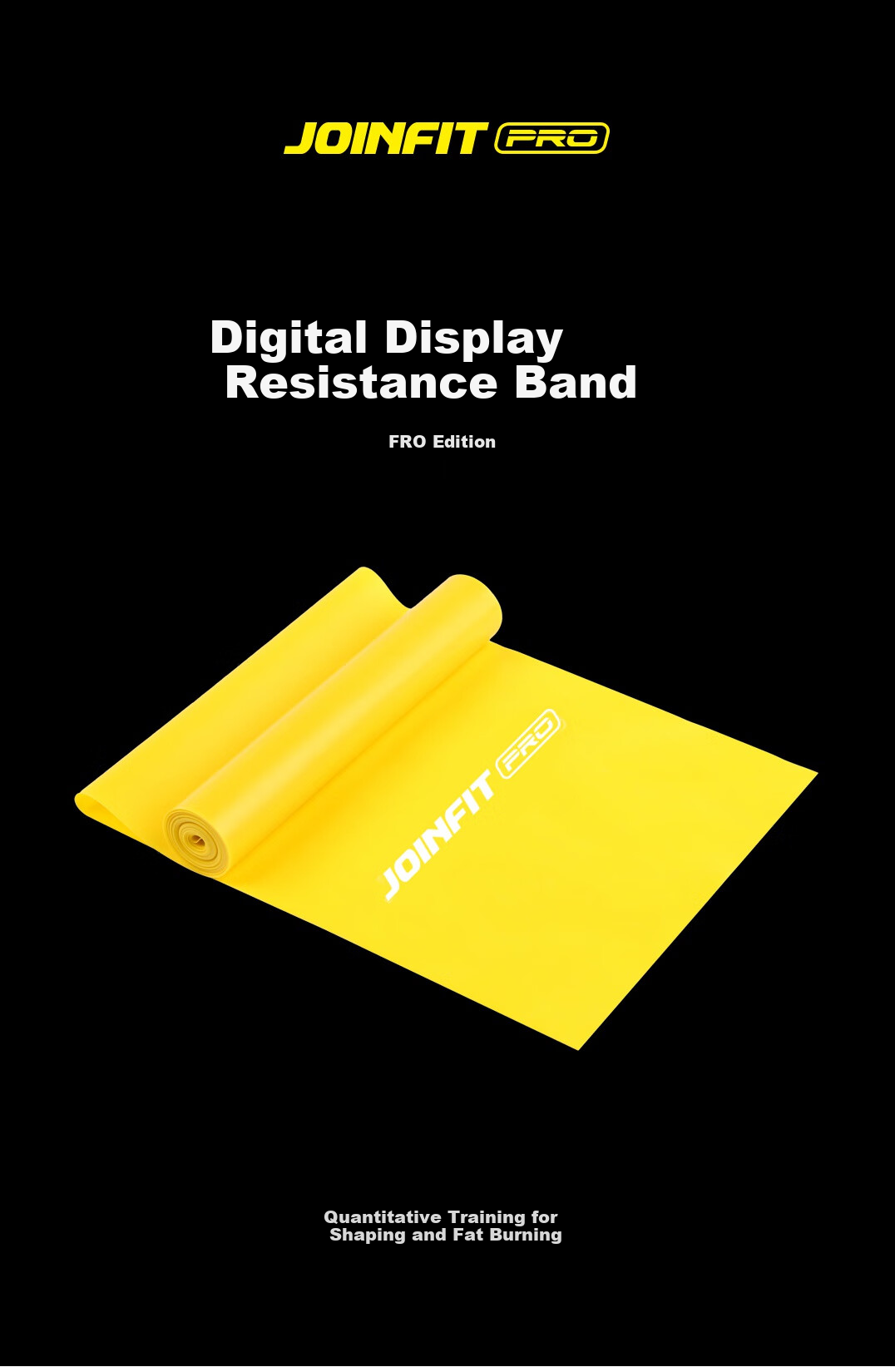 JOINFIT Digital Display Resistance Band Yoga Pull Band Fitness Training Pro Edition Blue 20lbs X.R.012D-J 1