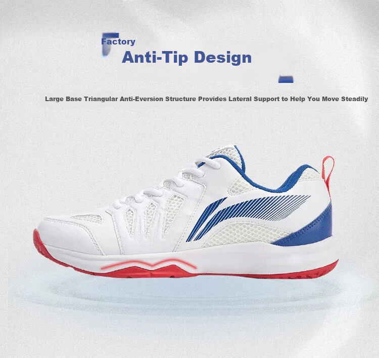 LI-NING Men's Badminton Shoes New Durable Training Shoes All-Round Lightweight Breathable Sports Shoes 4