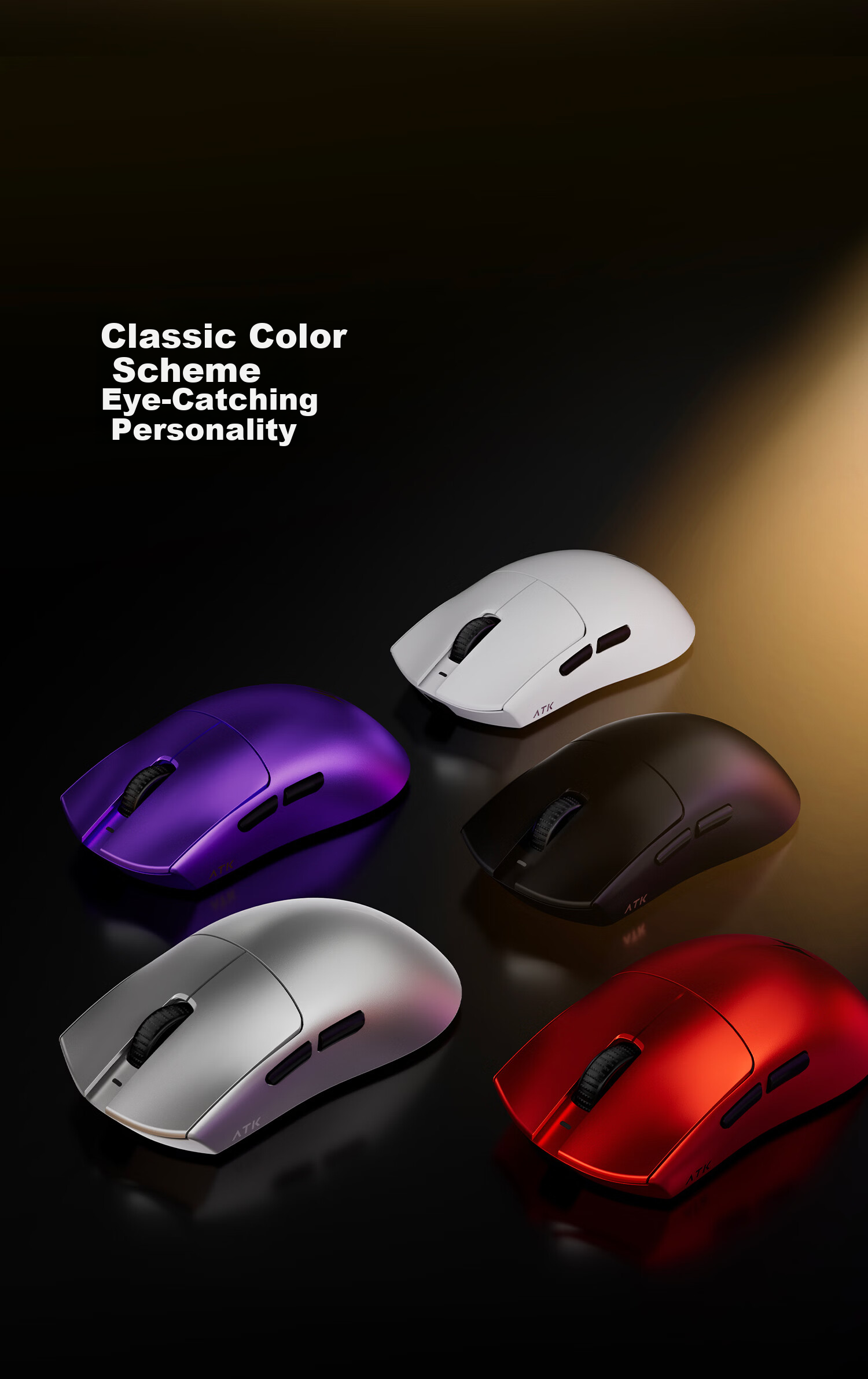 ATK LieKong X1V2 Wireless Mouse Tri-Mode Lightweight Ergonomic Gaming Office Mouse X1V2 ULTRAMAX 2.0 White 15
