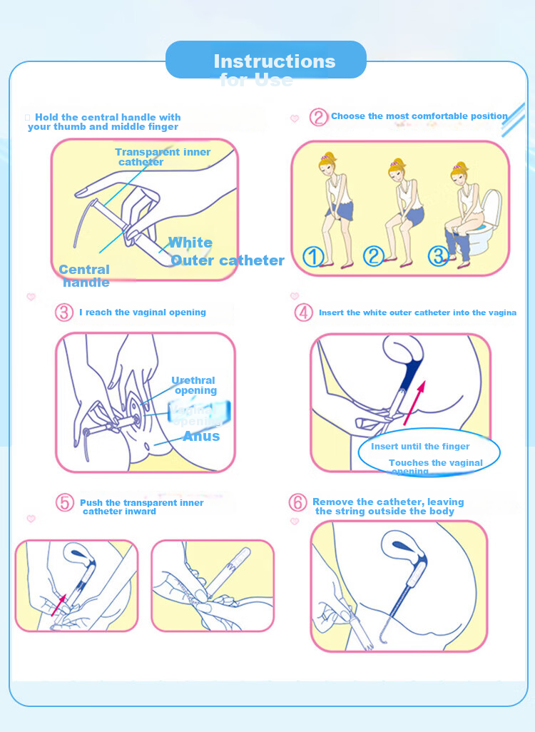 Unicharm Tampons Easy Insert Internal Tampons Light Flow Pink 10pcs 7