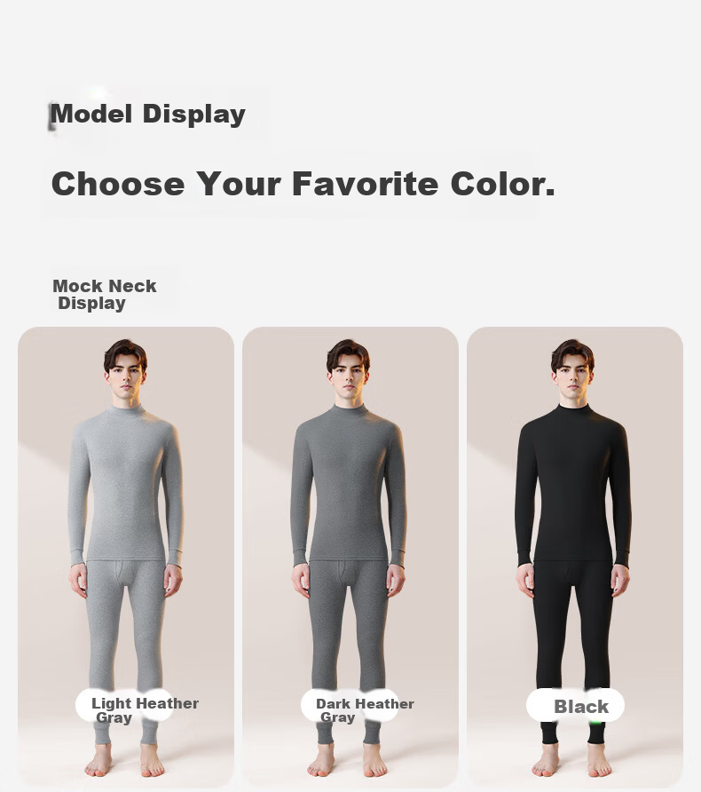 Hengyuanxiang [10A Pure Cotton Antibacterial] Autumn And Winter Thermal Underwear Men's Autumn Shirt And Pants Set Pure Cotton Thermal Underwear Cotton Sweater 18