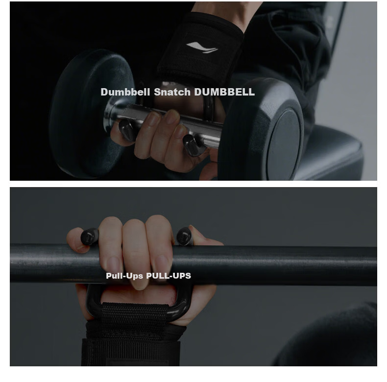 Li-Ning Pull-Up Assist Hook with Two Wrist Straps, Gym Fitness Hanging Barbell Deadlift Support Belt 8