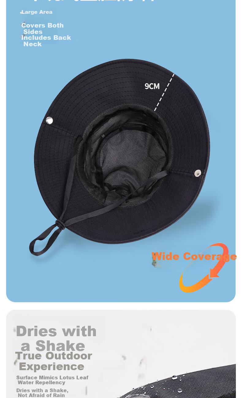 TUCANO Woodpecker Sun Protection Hat, Face Mask, and Ice Sleeve Three-Piece Set UV Protection Outdoor Cycling Travel Mountaineering Fishing Sunshade Hat 6