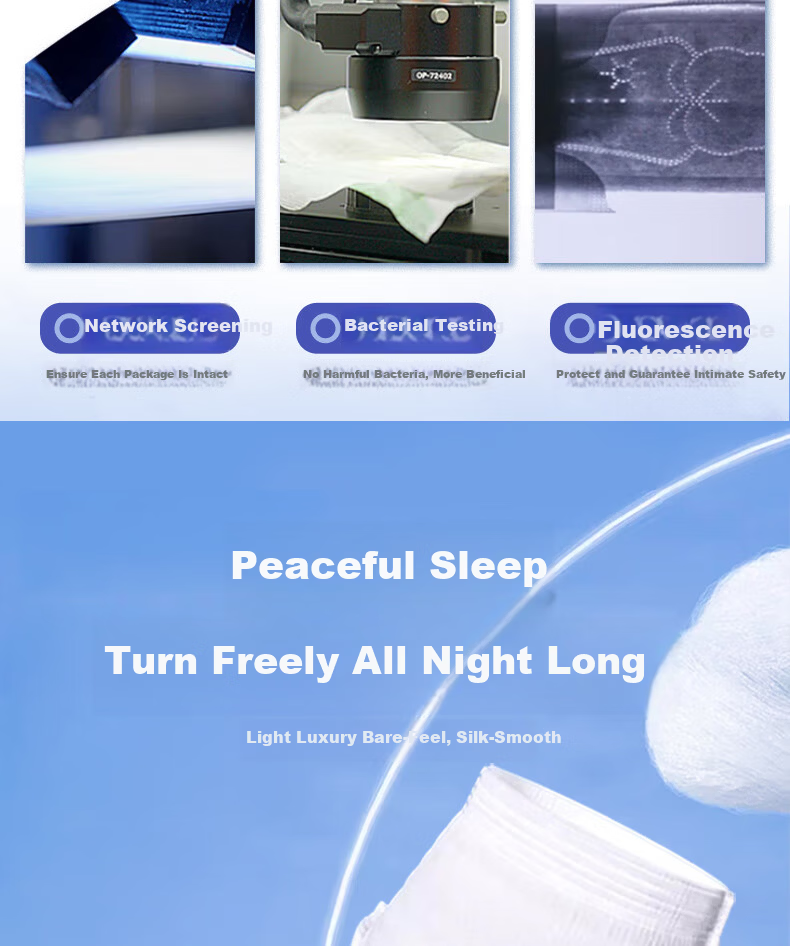 Renhe Sanitary Pants Sleep Pants Maternity Pads Menstrual Pads Postpartum Pads Lochia High Waist Leak-Proof M-L Size 2 Packs 2