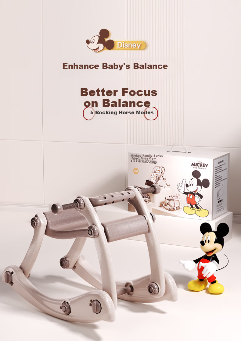 Disney Newborn Baby Gift Set Infant Toy 0-1 Year Old Baby Foot Piano 15