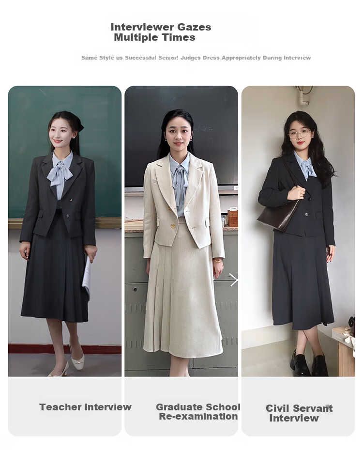 Miss Bird Gray Interview Blazer Women's Professional Commuter Lightweight Small Size Suit Jacket 3