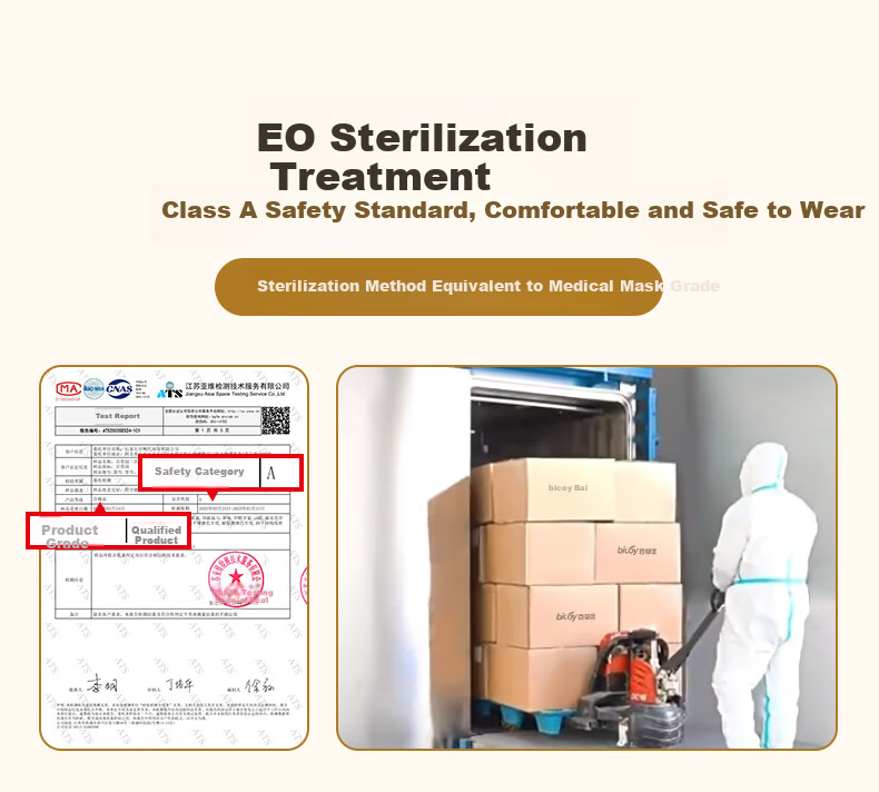 Baicaoyuan Disposable Cotton Women's EO Sterilized No-Wash Travel Maternity Menstrual Day-Use Underwear 5 Pieces 2XL 1