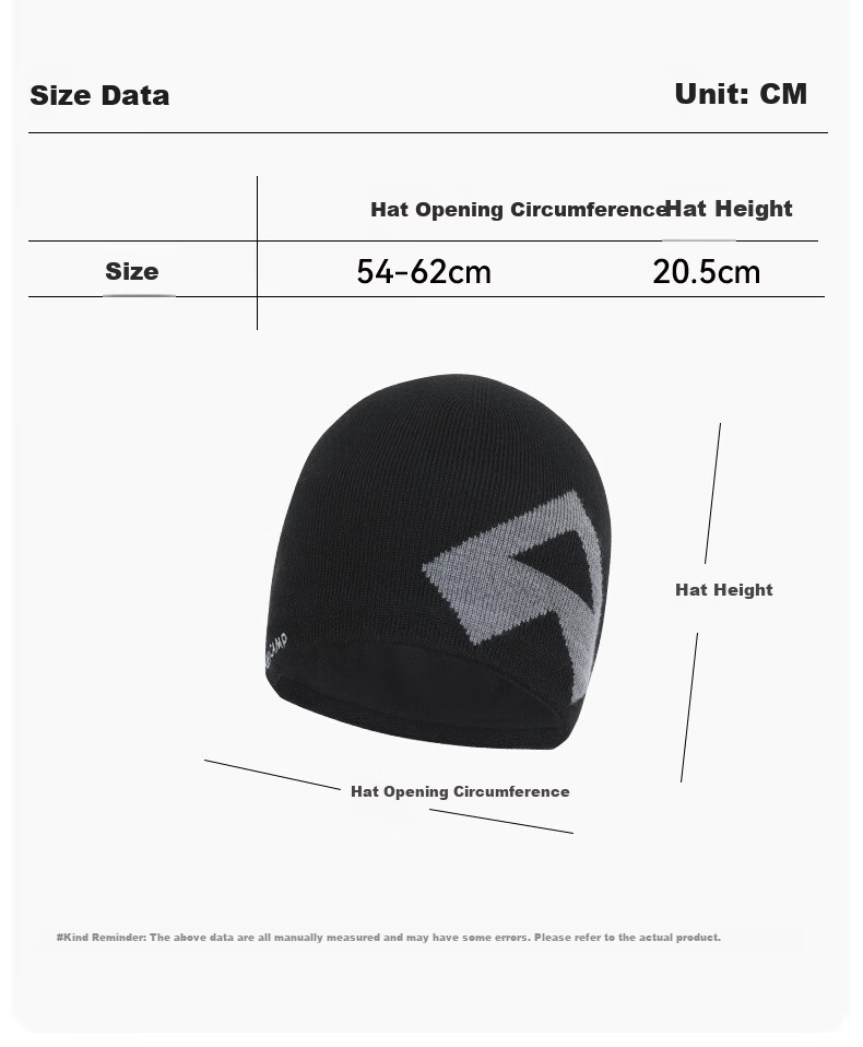 Pioneer Camp Wool Knit Warm Beanie Cold Weather Hat Men Winter Hiking Snow Mountain Ear Protection Cold Resistant Cap 13