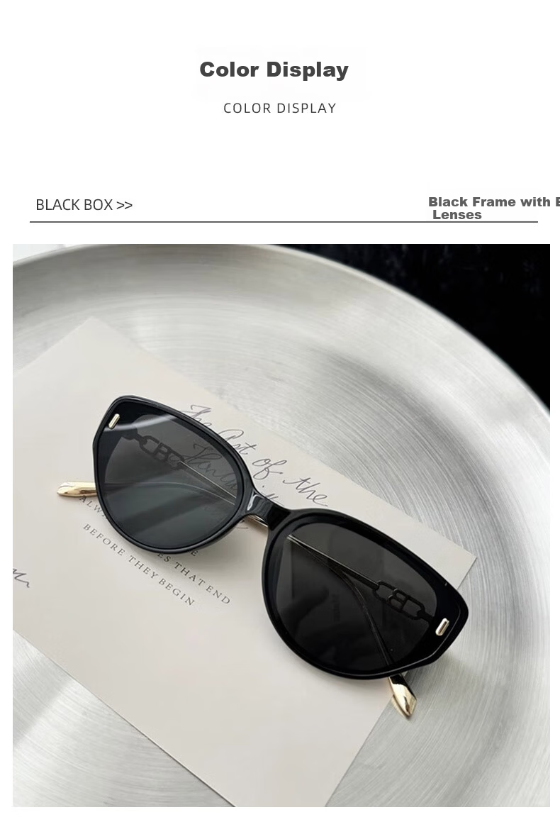 FENCHI Cat Eye Narrow Frame Face-Covering UV400 Sunglasses for Women UV Protection Sun Glasses High-End Style Yang Zi Edition 11