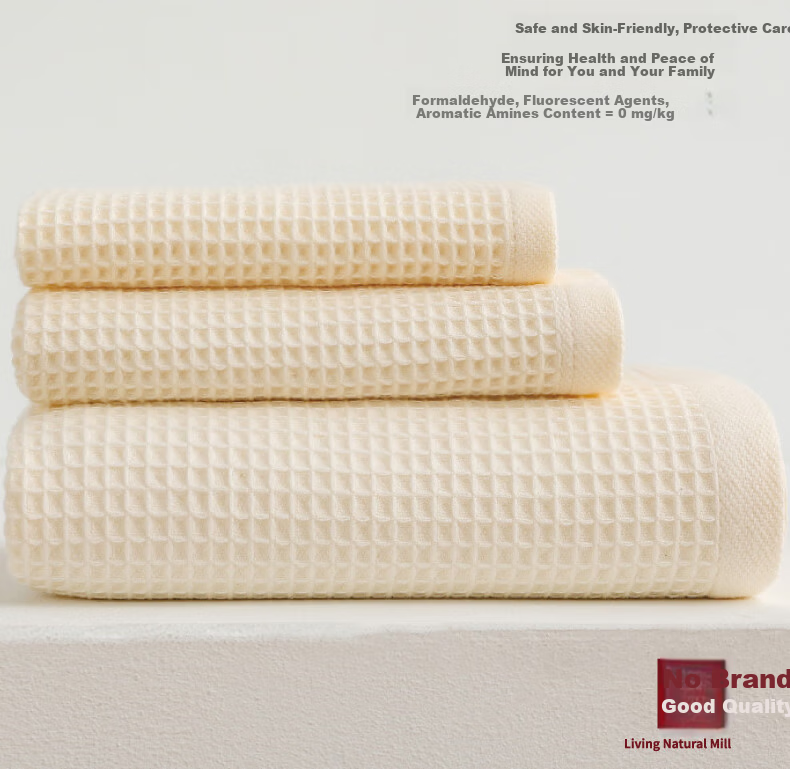 MUJI Antibacterial Towel 10A Xinjiang Cotton 130g Quick Absorb Thickened 100% Cotton 2-Pack Men's Face Towels 13