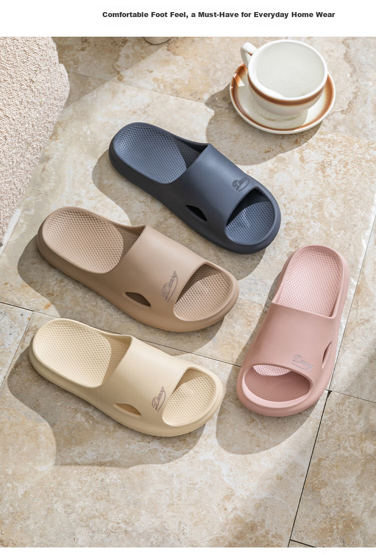Darcy Sir Women's Summer Indoor Home Thick Sole Bathroom Non-Slip Couple Outdoor Soft Feeling Slippers Men's 11