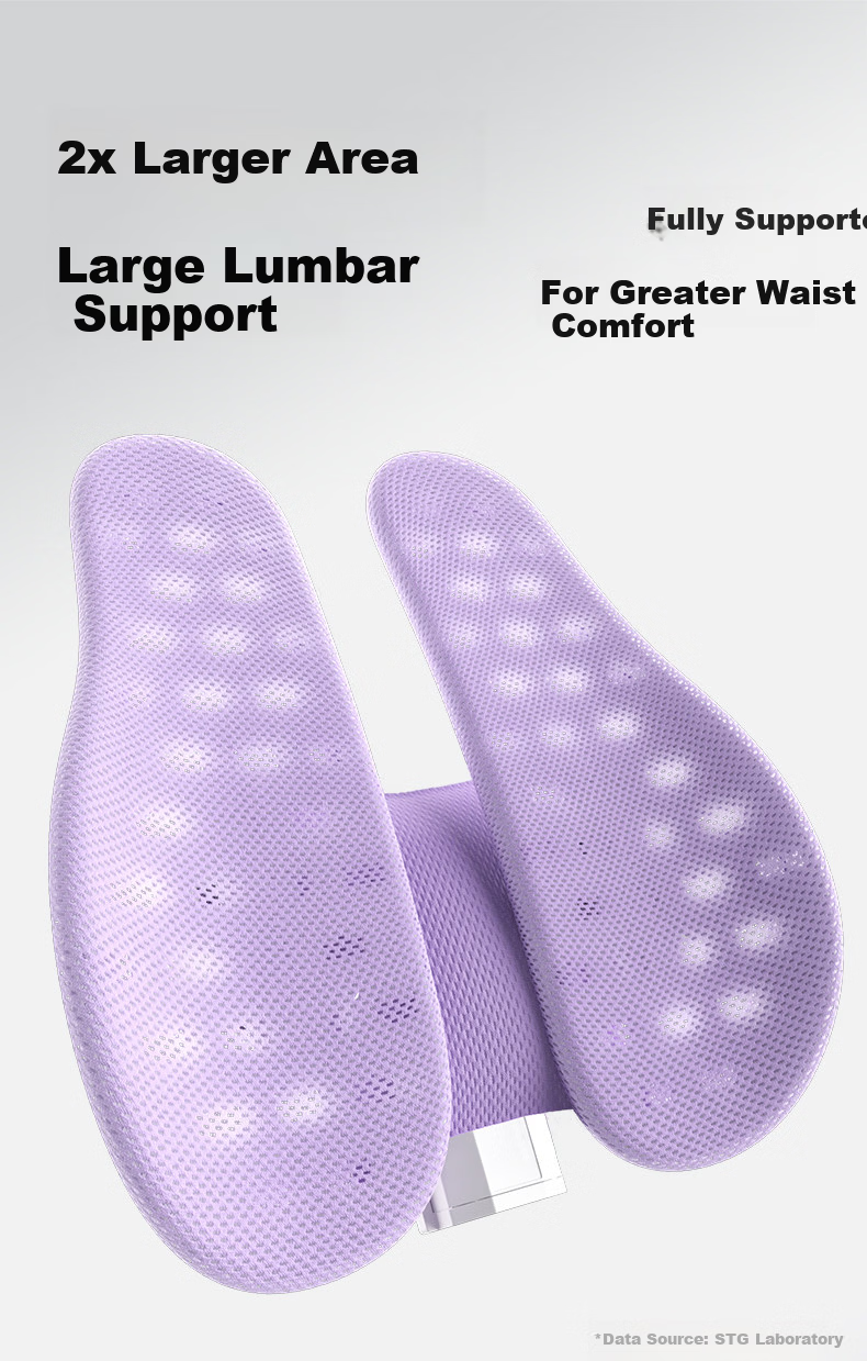SITGOOD Lumbar Support Seat Back Cushion Waist Pillow Posture Chair Lumbar Cushion STG Seat Cushion Pillow Gift Office Lumbar Support Cushion 20