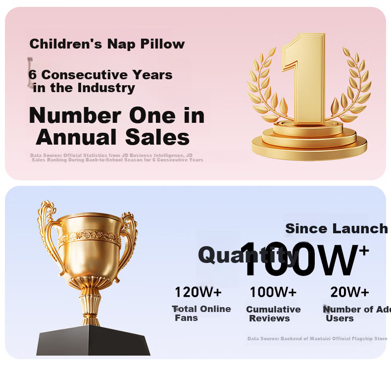 Maotaizi [For Students Only], Nap Pillow, Elementary School Student Prone Sleeping Pillow, Children's Nap Pillow, Desk Sleeping Aid, Classroom Sleep Essential 2