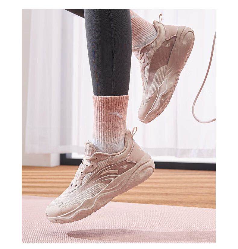 ANTA Milk Candy Jump Rope Shoes | Zhang Yufei's Training Shoes for Women, Soft Sole, Breathable, Lightweight, Shock-Absorbing, Training Shoes, Sneakers 22
