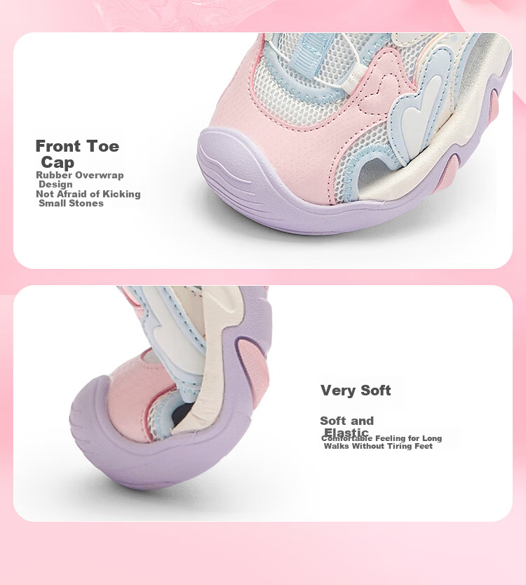 Balabala [balaOne] Kids Sandals Girls 2026 Summer Trendy Color Sports Shoes 6
