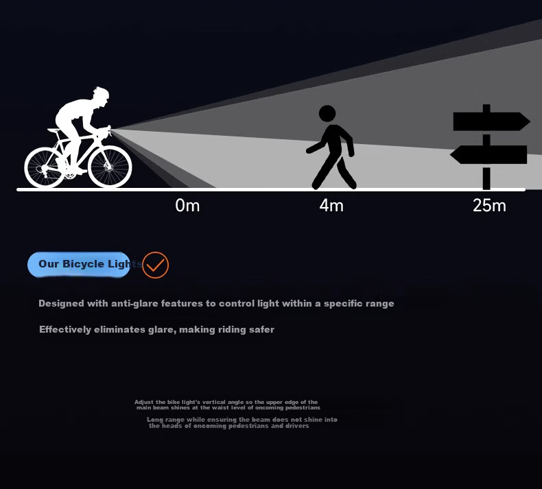 AUX Bicycle Night Riding Front Light Rechargeable Nighttime Mountain Road High Brightness Flashlight Cycling Equipment Super Bright 10