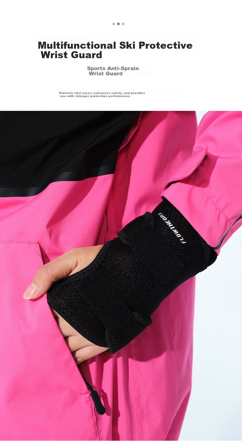 Flow Theory Skiing Adult and Kids Protective Gear Wrist Guards Palm Guards Gloves Outdoor Sports Snowboard and Speed Skating Equipment 1