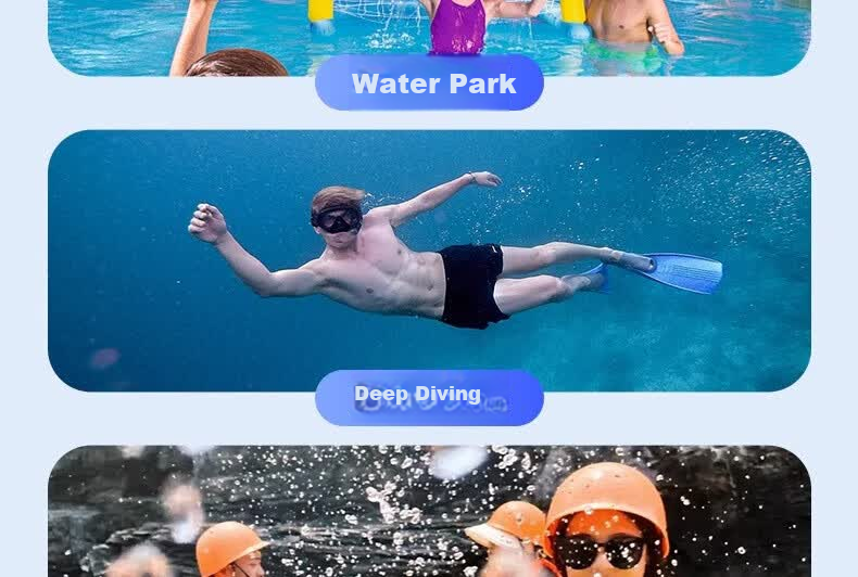 LI-NING Waterproof Touchscreen Phone Pouch Swimming Dustproof Protective Underwater Shooting Case 5
