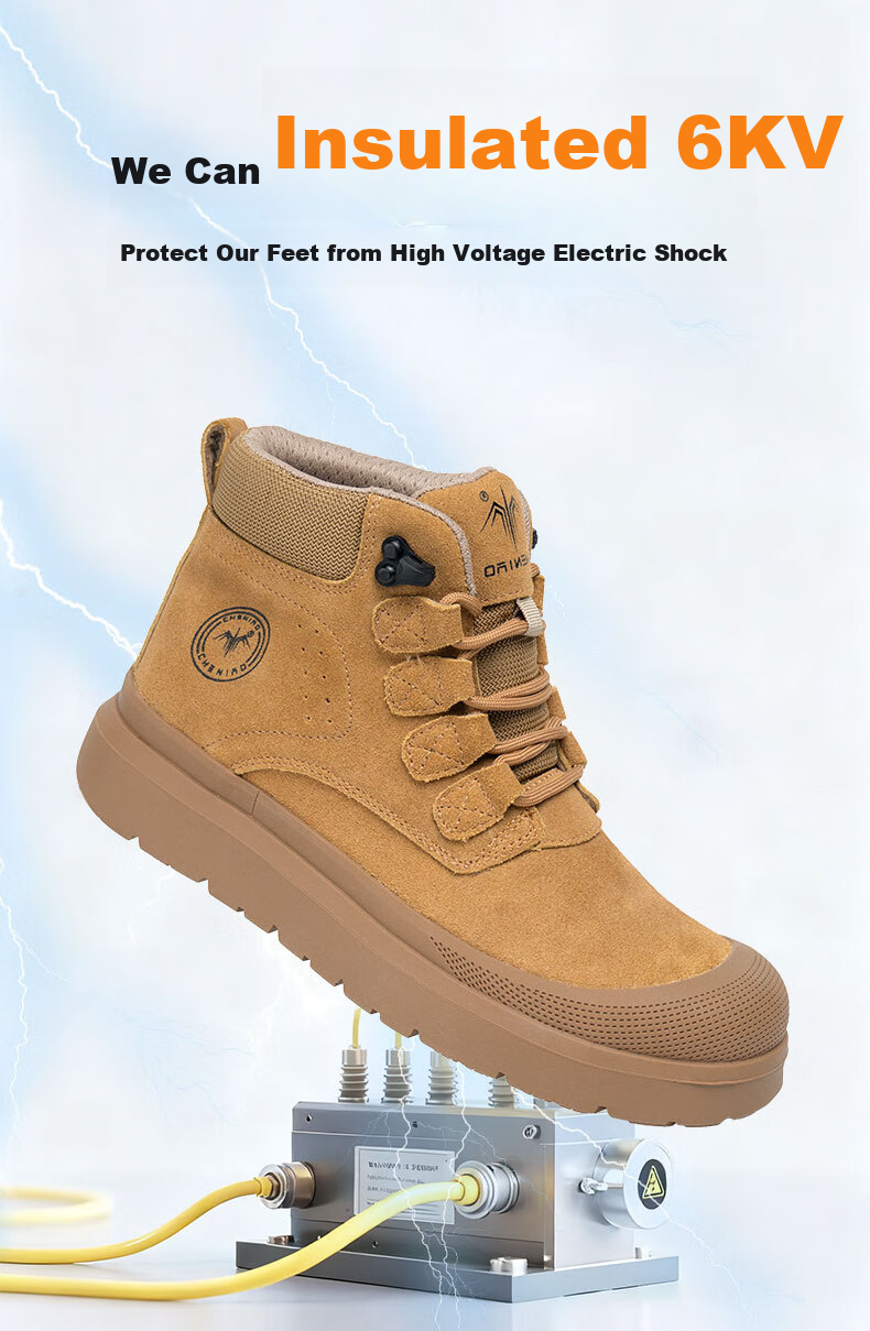 Chichengniao Men's Safety Work Shoes Anti-Smash Anti-Puncture Lightweight Durable Construction Electrician Insulated Breathable Summer Safety Shoes [Upgraded Durable Anti-Smash Anti-Puncture] - 2567 C 11