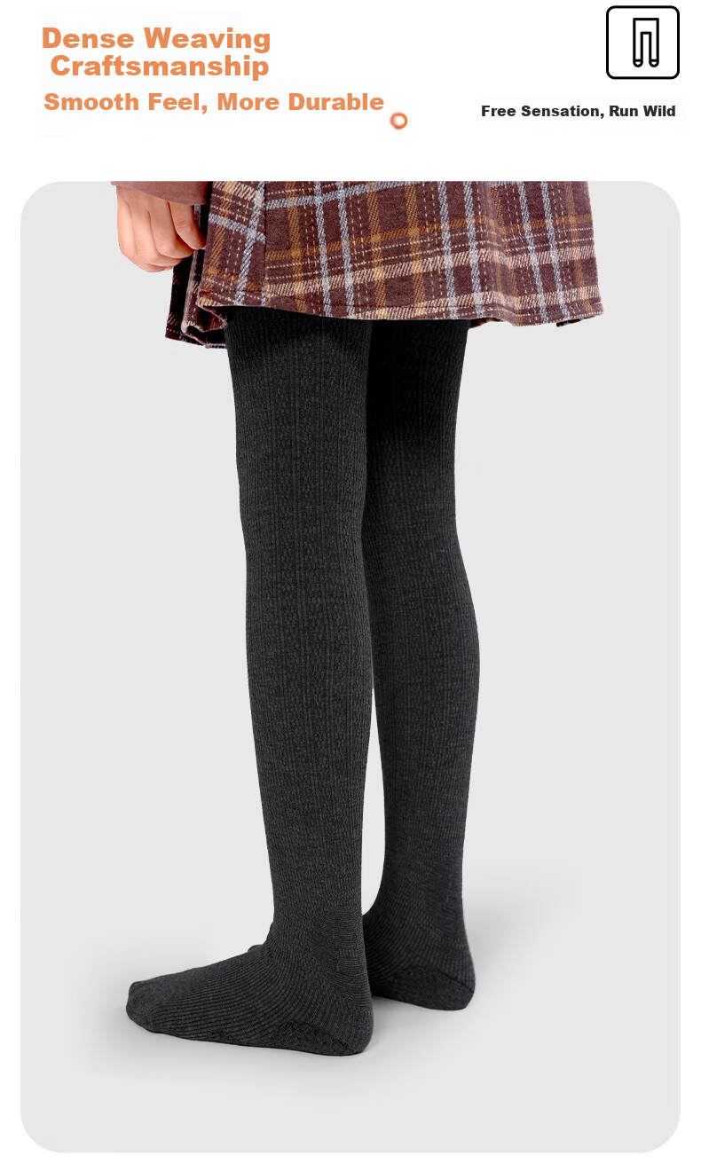 Barbie Children's Tights, Thin Spring And Autumn Style, Black, Girls' Leggings, Student Wear, Versatile Long Tube Socks 4