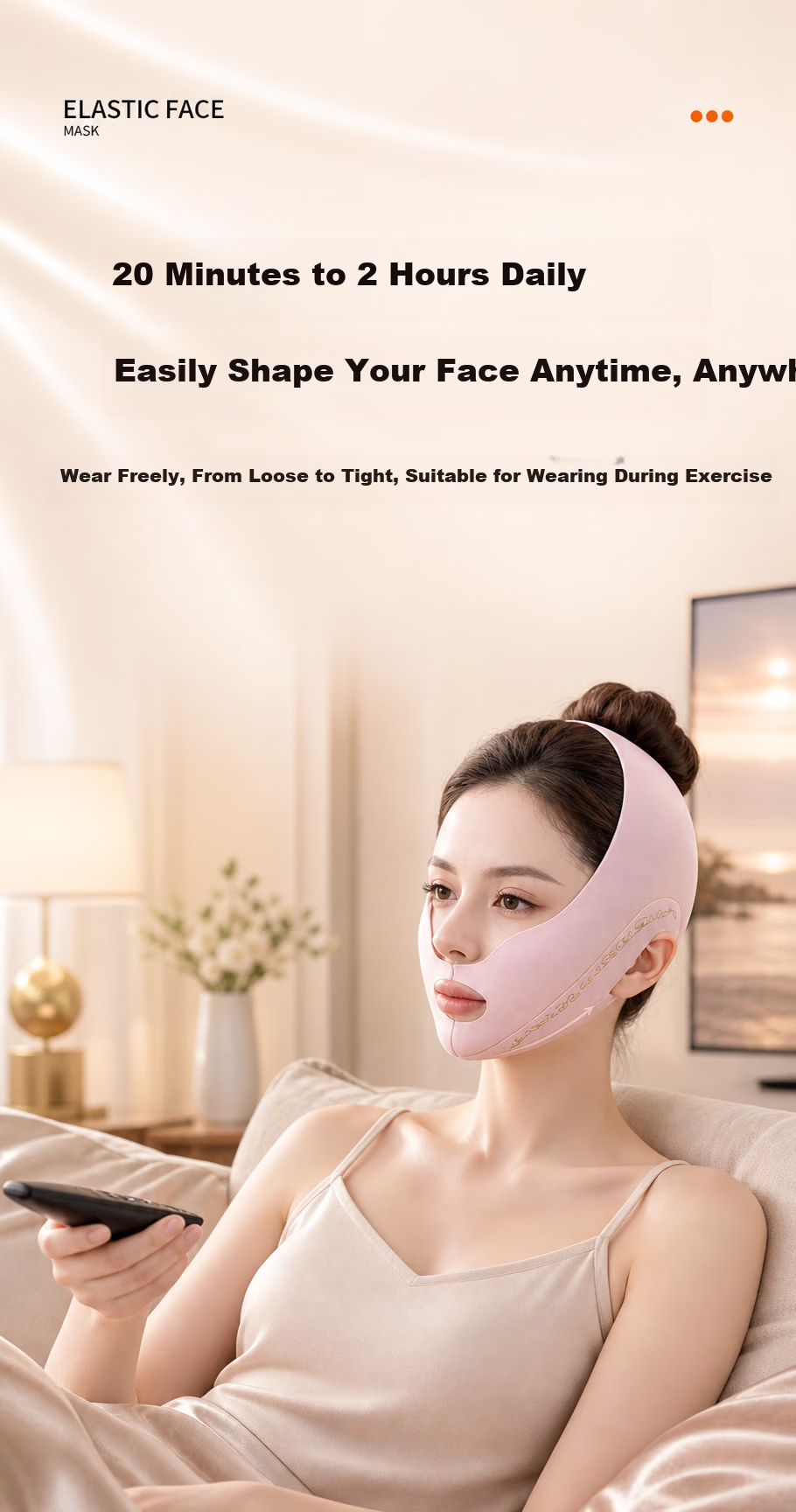 Chuxian Facial Sculpting Firming Lifting Mask Double Chin Nasolabial Fold Facial Bandage Sleep Small V Face 5