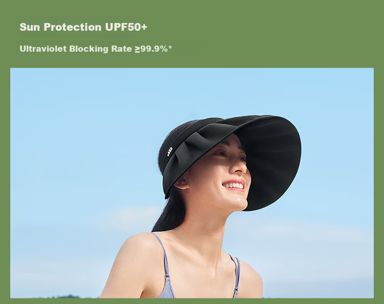BENEUNDER Shell Topless Hat Fashion Outdoor Hat Portable UV Protection Sun Hat Random Color 9