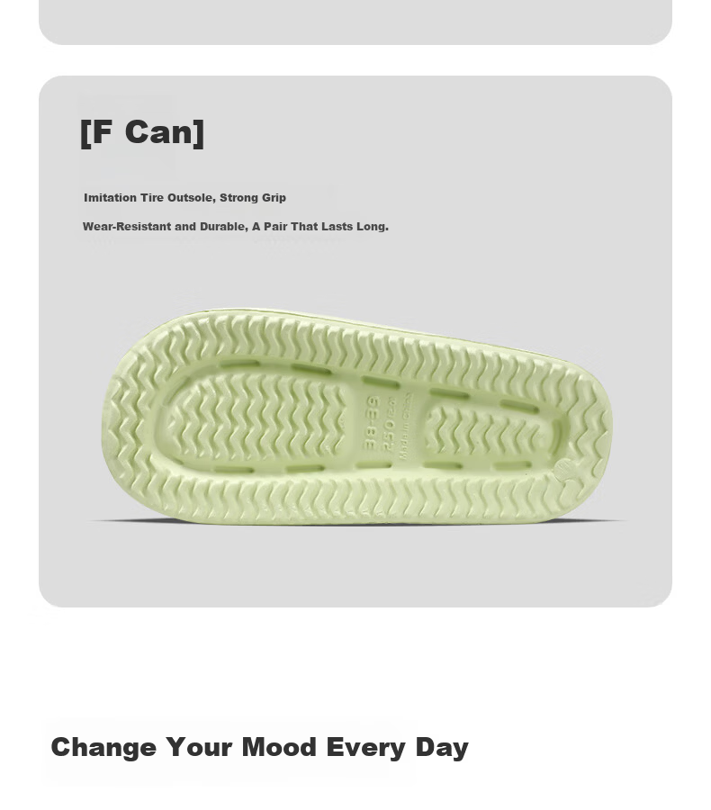 FOOTOPPO EVA Minimalist Summer Slippers for Men and Women Non-Slip Home Bathroom Sandals Comfortable Soft Sole Slippers 11