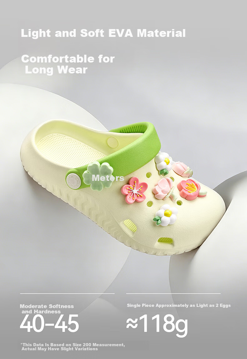 Cheerful Mario Children's Clogs Girls' Summer 2026 New EVA Princess Sandals for Older Girls and Toddlers 5