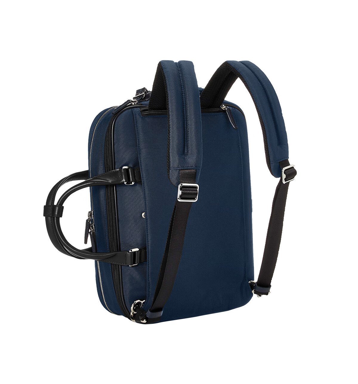 TUMI Jarvis Men's Convertible Shoulder and Backpack Laptop Bag Ballistic Nylon Commuter Business Briefcase 6