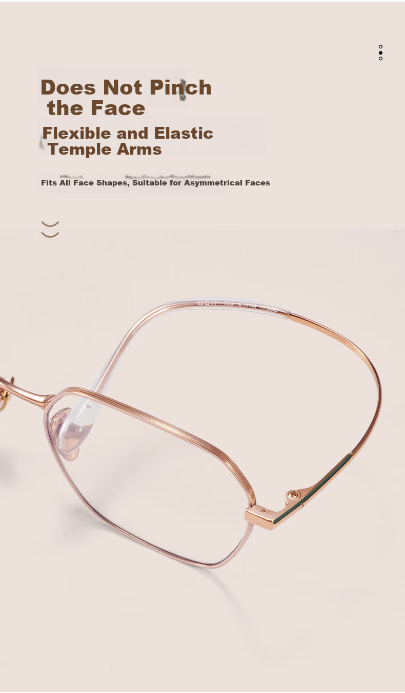 Sunset Red Titanium Reading Glasses HD Blue Light Blocking Fashionable Premium Presbyopia Glasses E111M 100 Degree Gift for Mom 9