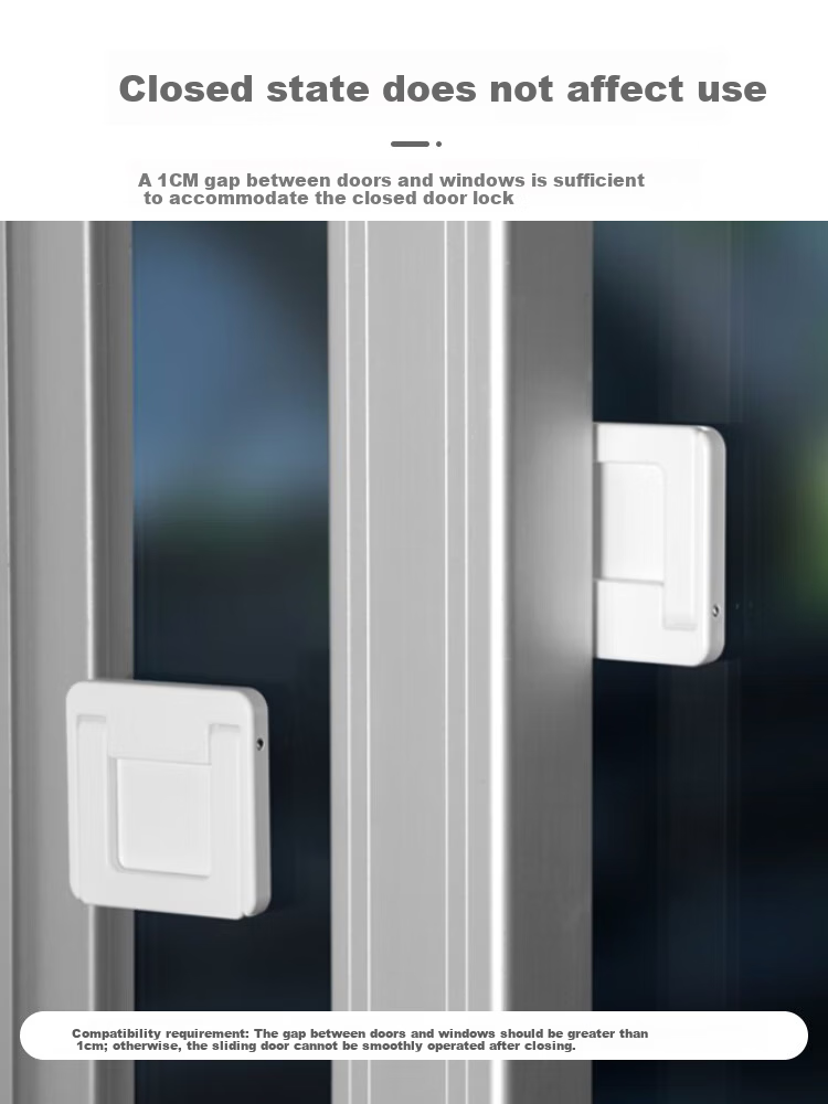 9i9 Children's Safety Window Lock Sliding Door Window Lock Drawer Lock Cabinet Handle Multifunctional 6-Pack A10 7