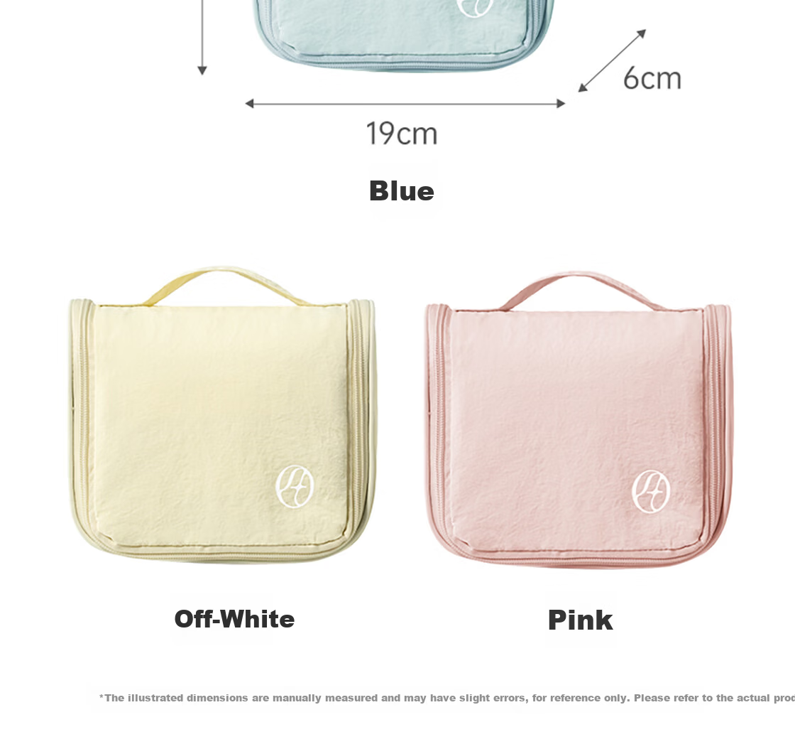 MINISO Aviator Series Hanging Toiletry Bag Pink 8