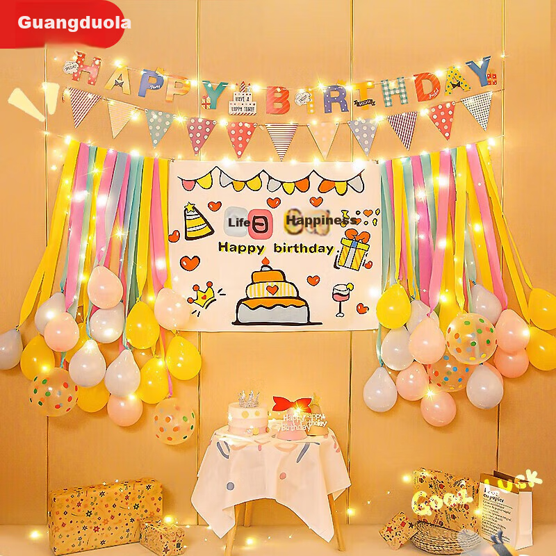 Guangduola Birthday Scene Decoration Boy Astronaut Space Theme Birthday Decor Table Floating Balloons Children's Astronaut Balloons