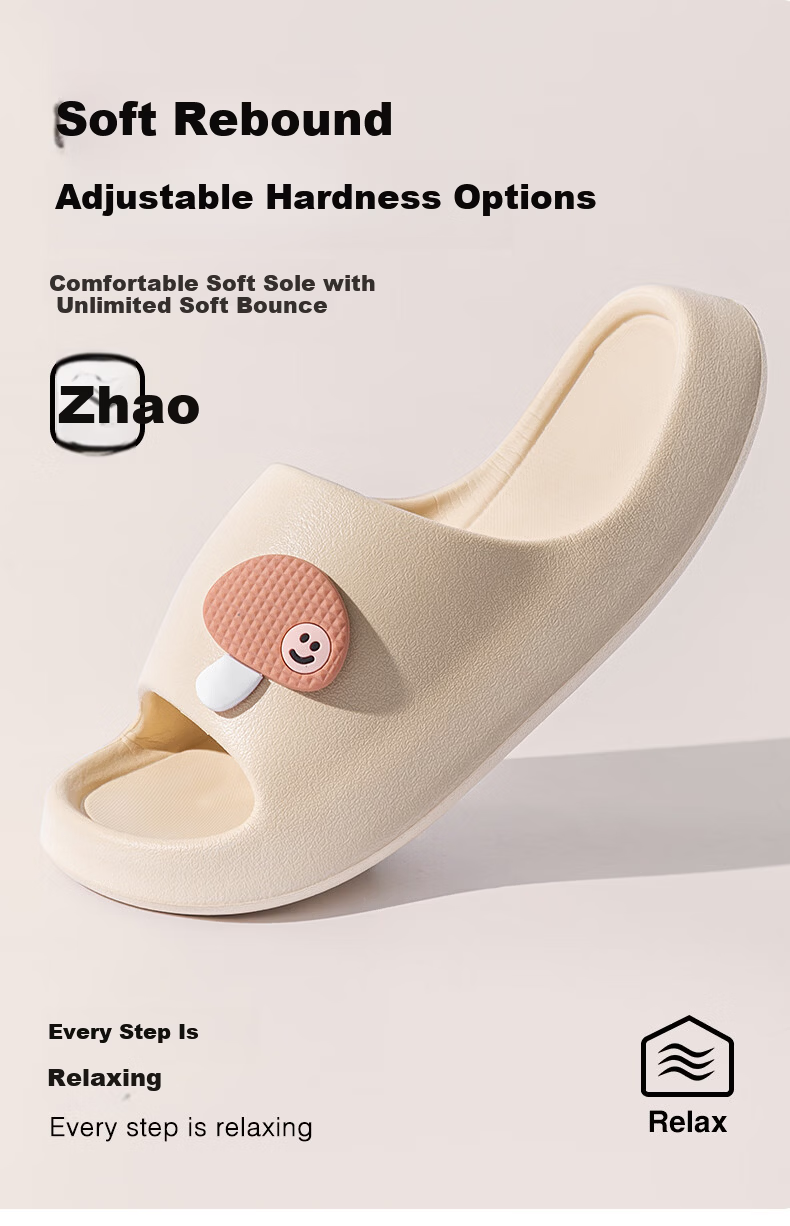 YUZHAOLIN EVA Cartoon Couple Home Bathroom Shower Slippers Unisex Cool Sandals 7