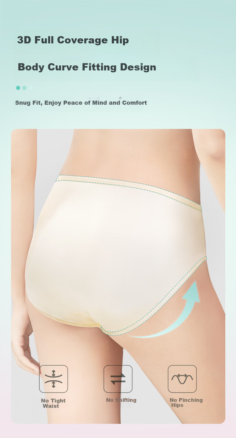 Kaili 7A Antibacterial Disposable Underwear for Women, Maternity Postpartum Large Size Nursing Pads, No-Wash Panties, XL Size, 20-Pack 1