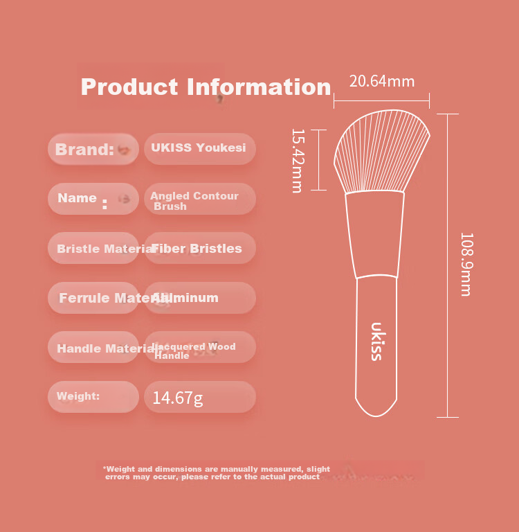 Ukiss Makeup Brush Cleaning Sponge Box, Portable Lazy No-Wash Dry Cleaning, Brush-Friendly, for Eyeshadow, Concealer, Eyebrow, Blush Brushes 2