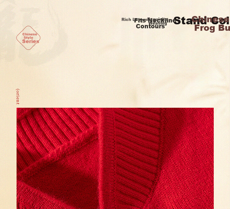 Baleno Girls Red Sweater Chinese New Year Traditional Knot Button Knitwear Stylish Kids Holiday Pullover 2