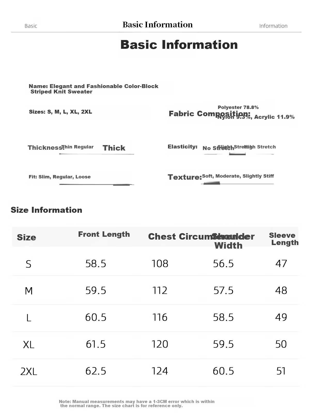 Chushen Spring Autumn Women's Knitwear Striped Textured Pattern Polo Collar Sweater Basic Top S143Z3010 5
